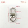 Herrajes Metálicos Enrollados Hebilla de Tres Puntos para Puerta, Accesorios de Herramientas Multifuncionales para Bolsos, Cadenas y Bolsos, Lote de Stock Listo para Fábrica