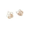 Pingente Camélia em Ouro 14K Preenchido com Óleo Conservante de Cor Feito à Mão DIY Colar Pingente de Flor Pulseira Pingente de Joia