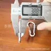 Suministro de No. 5 Hebilla de Alambre con Forma de Calabaza Mosquetón de Resorte de Aleación de Aluminio Gancho Llavero de Enganche Rápido en Forma de S Regalo Año del Caballo
