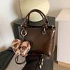 Bolsas para Mujer, Bolsas para Mujer, Bolsos Cubo Portátiles Estilo Retro, Nuevo Estilo de Invierno para Mujer, Bolsos de Hombro Simples y Versátiles, Bolsos para Mujer para el Trabajo y el Viaje