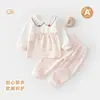 Conjunto de Ropa Separada para Recién Nacidos, Clase A, Suéter, Algodón Suave, Conjunto de Ropa de Manga Larga para Bebé de Primavera Otoño