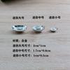 Venta caliente tamaño pequeño aleación de oro lingote de plata lingote de plata imitación Dinastía Qing Dinastía Qing biblioteca de plata portarretratos adornos suministros artesanía al por mayor