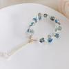 Estrellas por todo el cielo ~ Pulsera de cristal súper flash de verano para mujer serie MORI en vivo puede tirar de joyas para niñas joyas al por mayor