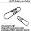 Conector Rápido de Pin Tipo B Sin Pie Pesca en el Mar Línea Anti-enganche Pin de Anzuelo Fuerte Tirón Pin de Pesca