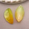 Colgantes Mixtos de 9 Tipos de 13x23 mm con Gradiente Mate Hoja de Otoño Dorada Accesorios para Joyería Hechos a Mano Estilo Vintage