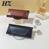 Estuche para Gafas Cuero Viejo Gafas para Miopía Gafas de Sol Caja de Almacenamiento Gran Capacidad Portátil de Gama Alta Estuche para Gafas de Sol Gafas para Miopía