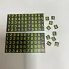 Atacado placa de estacionamento temporária de metal escondida luminosa mudança de número de celular placa de licença suprimentos para interior de carro presentes