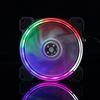 Ventoinha de Chassi 12CM Silenciosa 16LED Aurora Eclipse Luz de Anel Duplo 2ª Geração Ventoinha de Refrigeração de Computador Ventoinha para CPU