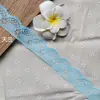 Encaje de 4 cm No Elástico Forma de Abanico Ribete de Encaje Cortina Mosquitera Borde Decorativo Encaje Cinta de Encaje para Regalo Hecho a Mano DIY