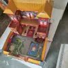 Pátio Dobrável, Laço de Papel, Trabalhos em Papel, Suprimentos Funerários, Oferendas Sacrificiais, Suprimentos para o Festival Qingming, Fabricante Produz Edifício de Laço de Papel