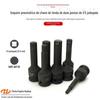 1/2 pneumático doze ângulo manga pneumática doze ângulo Plum Blossom estrela manga cabeça 12 ângulo flor manga ferramenta