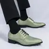 Zapatos de Hombre Transfronterizos Talla Grande 48 Zapatos de Cuero Puntiagudos para Hombre Zapatos Brillantes de Charol para Boda Novio Zapatos Formales de Negocios Zapatos Pequeños de Cuero