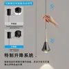 Lámpara de araña de mesita de noche, moderna y simple, ajustable, creativa, de lujo ligero, lámpara de mesita de noche para dormitorio principal, araña pequeña, lámpara colgante para comedor