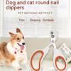 Cortauñas para Gatos y Perros con Diseño Recién Mejorado y Dos Orificios de Corte Circulares de Diferente Tamaño(2mm&4mm)-Evita Cortar Demasiado las Uñas de tu Mascota - Set Profesional de Cortauñas para Mascota