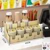 Prateleira para copo de milk tea Separador de copos copo de cerveja madeira escova de dentes japonesa copo canudo Bancada tipo extração