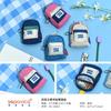 Lindo monedero creativo con forma de mochila escolar, bolsa de almacenamiento, bolsa para audífonos, sobre rojo de boca, colgante de mochila escolar, bolsa para identificación para niñas