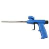 Pistola de Espuma en Spray con Mango Azul, Pistola de Espuma Expandida para Calafatear Puertas y Ventanas de Madera, Pistola de Espuma Manual Sin Limpieza