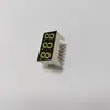 Suministro directo de fábrica de tubo digital de 3 dígitos, fila única, 6 pines, 0.31 pulgadas, 3 dígitos blanco brillante, carcasa de 11 mm de alto