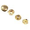 201 # Broches Metálicos Engrosados de 15 mm, Hebillas Blancas Grandes para Bolsas y Mochilas, Botones de Remache a Presión para DIY en Lonas