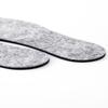 Palmilhas Quentes, Sapatos de Algodão, Absorventes de Suor, Respiráveis, Camada Dupla, Espessados, Tamanho Único, Podem Ser Cortados, Sapatos de Feltro de Látex Cinza de Inverno
