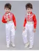 Roupas festivas de Ano Novo para crianças, meninos, florista, vestido de apresentador, vestido de coro, terno de manga longa com lantejoulas, roupas de performance