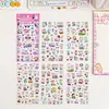 Set de Pegatinas para Manualidades, Caja de Almacenamiento de Pegatinas de PVC Transparente, Pegatinas Impermeables, Pegatinas Lindas y Femeninas, Pegatinas para Termos al por Mayor