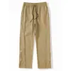2025 Nuevos Pantalones Deportivos Casuales para Hombre de Comercio Exterior Transfronterizo, Corte Regular, Cintura con Cordón, Estampado de Cruz