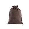 Bolsa de lino personalizada de fábrica con cordón, bolsa de embalaje para regalo de Navidad, bolsa de lino con texto en inglés "Play Jewelry Bag" personalizada