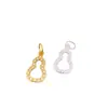 Plata de Ley S925 Diamante Hueco Zirconia Calabaza Colgante Accesorios DIY Pulsera Accesorios de Plata Colgante Pulsera Colgante