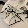 A Lei do Desejo Oculto ~ Calcinhas de Renda Sexy para Mulheres, Cintura Baixa Pura Desejo Malha de Cílios Respirável Forro de Algodão Calcinhas para Mulheres