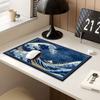 Adecuado para vajilla, mesa de comedor absorbente de secado rápido, tapete antideslizante, aislamiento térmico y a prueba de humedad, tapete para fregadero, elegante y moderno.