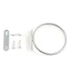 Suporte para tigela de comida de cachorro, suporte redondo para pendurar, tigela de comida fixa, suporte de ferro para tigela de gato montado na parede, suporte de vaso de flores espessado