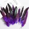 Plumas de Cola de Gallo de Colores 15-20 Manualidades DIY Tocado Indio Performance Juguete para Gato Plumas de Volante