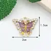 Accesorios para Joyería DIY de Venta Caliente Transfronteriza, Mariposa Colorida de Aleación para Joyería DIY Hecha a Mano, Accesorios para Joyería DIY de Alto Valor