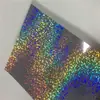 Se puede seleccionar papel de color láser con varias líneas. Cartón con grano cruzado láser, puntos de arena pequeños láser, oro y plata son suministrados por los fabricantes.