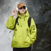 Jaqueta com Capuz à Prova de Vento e Impermeável para Casal, Roupa de Caminhada para Homens e Mulheres, Jaqueta de Montanhismo Estilo Igual