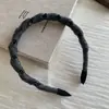Faixa de cabelo vintage de tecido com dentes para lavar o rosto e maquiagem, previne a queda de cabelo, acessório versátil para o dia a dia, realça o temperamento, faixa de cabelo e acessório de cabelo
