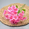 Flores Artificiais, Flores de Begônia, Flores Artificiais, Pequenos Buquês de Flores de Maçã, Hortênsias de 5 Pétalas, Arranjos de Mesa, Flores de Seda Transfronteiriças, Exportação
