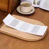 Caja de Empaque para Horneado Simple en Inglés Etiqueta Especial Caja de Empaque para Postre Basque Tira de Etiquetas Adhesivas Selladoras