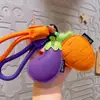 Nuevo Colgante de Bolso de Muñeca de Cuero Serie Frutas de Dibujos Animados Colgante de Bolso de Moda Colgante de Llavero Colgante de Llavero de Coche