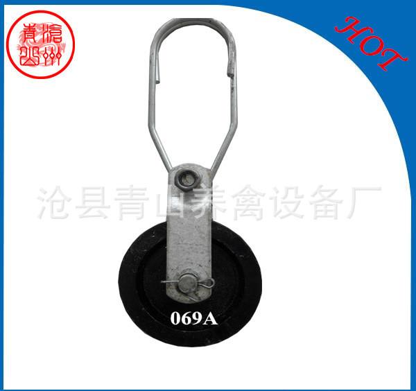 滑轮 养殖 水线专用 料线专用 塑料滑轮 镀锌滑轮 尼龙滑轮