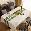 Toalha de Mesa de Luxo Leve de Alta Qualidade Impermeável e à Prova de Óleo Estilo Retro Americano Dopamina Tapete para Mesa de Jantar Estilo Ins Toalha de Mesa para Mesa de Centro