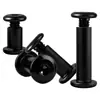 Tornillos de Bloqueo de Hexágono Invertido de Acero Inoxidable 304 Chapados en Zinc Negro Remaches Madre e Hijo para Contrachapado de Muebles Negros M2-M8