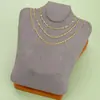 Cadena de Acero Inoxidable de Venta Caliente Transfronteriza Chapada en Oro de 18K Accesorios Joyería Cadena DIY Versátil Cadena para Clavícula Cadena