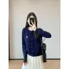 Suave y cómodo polar Andy~ un cárdigan de punto elegante y rejuvenecedor con bonito bordado de dibujos animados, perfecto para mujeres, nueva colección otoño 2026, H091606