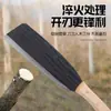Machete con Mango de Madera Acero al Manganeso Cuchillo Agrícola de Jardín para Exteriores para Cortar Hierba y Árboles Machete de Doble Propósito para Podar y Hachar Forjado a Mano