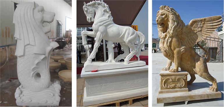 欧式石雕动物 大图
