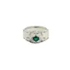 Anillo de Set de Anillos de Imitación de Jade en Capas de Nuevo Estilo Chino de Moda con un Sentido de Nicho Retro y Sofisticación, Anillo Desmontable