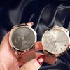 AliExpress Más Vendido Reloj de Cuarzo para Hombre de Moda Estilo Minimalista Correa de Malla Reloj de Estudiante Reloj de Pulsera