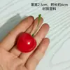 Modelo de Fruta y Verdura de Cereza Simulada, Cereza Falsa de Plástico Espumado, Adorno de Naturaleza Muerta para Enseñanza, Accesorio de Decoración para Fotografía